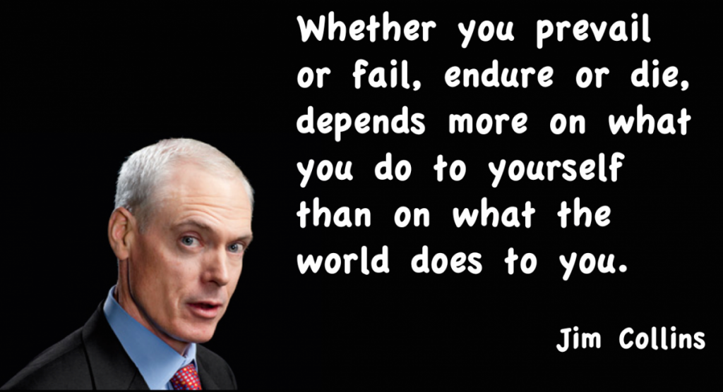 Best leadership quotes from Jim Collins (Good to Great)